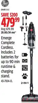 Canadian Tire Hoover Emerge Complete Cordless offer
