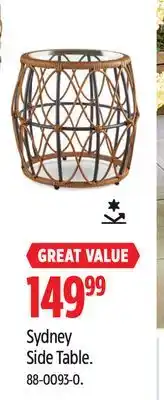 Canadian Tire Sydney Side Table offer