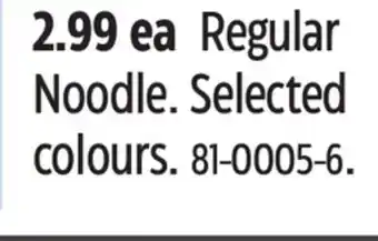Canadian Tire Regular Noodle offer