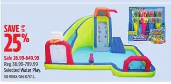 Canadian Tire Selected Water Play offer
