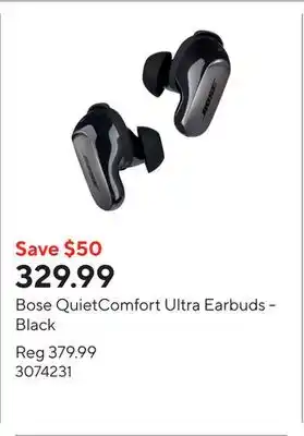 Staples Bose QuietComfort Ultra Earbuds - Black offer