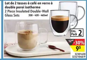 Sushi Shop 2 Piece Insulated Double-Wall Glass Sets offer