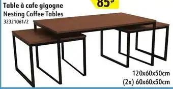 Sushi Shop Nesting Coffee Tables offer
