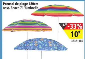 Sushi Shop Asst. Beach 71Umbrella offer