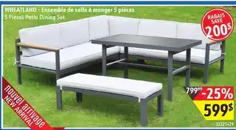 Sushi Shop 5 Pieces Patio Dining Set offer