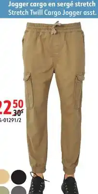 Sushi Shop Stretch Twill Cargo Jogger asst offer