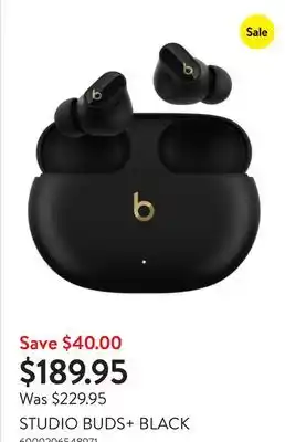 Walmart STUDIO BUDS+ BLACK offer