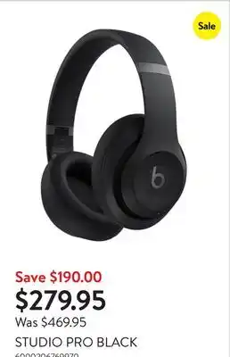 Walmart STUDIO PRO BLACK offer