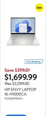 Walmart HP ENVY LAPTOP 16-H1000CA offer