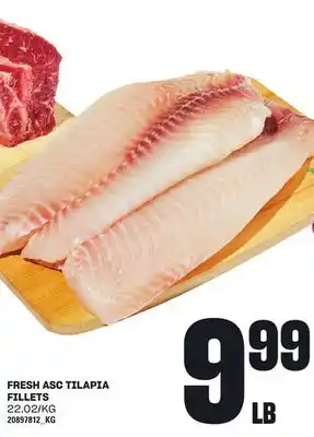 Loblaws FRESH ASC TILAPIA FILLETS offer