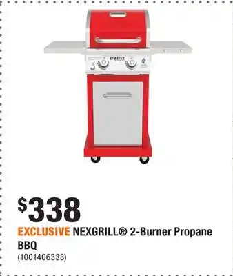 Home Depot EXCLUSIVE NEXGRILL 2-Burner Propane BBQ offer