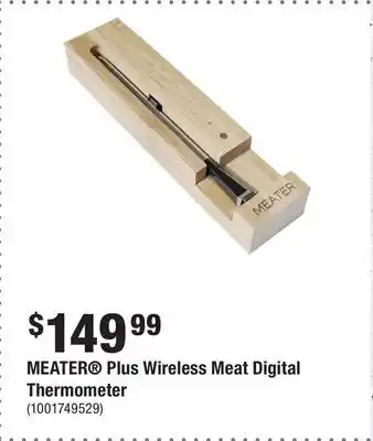 Home Depot MEATER Plus Wireless Meat Digital Thermometer offer