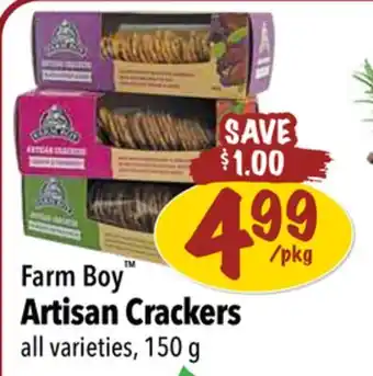 Farm Boy Farm Boy Artisan Crackers offer