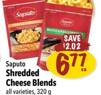 Farm Boy Saputo Shredded Cheese Blends offer