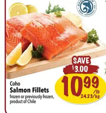 Farm Boy Coho Salmon Fillets offer