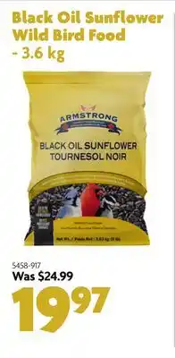 Home Hardware Black Oil Sunflower Wild Bird Food offer