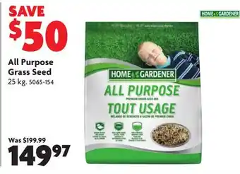 Home Hardware All Purpose Grass Seed offer