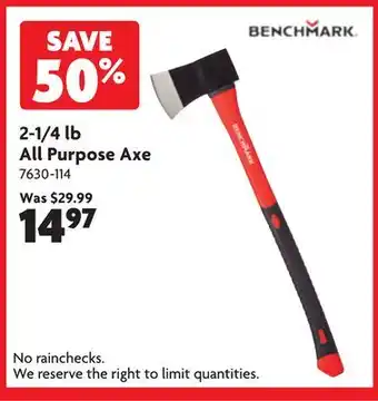 Home Hardware 2-1/4 lb All Purpose Axe offer