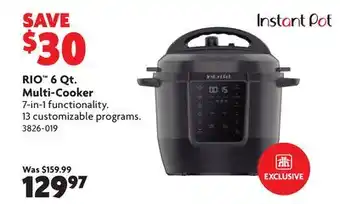 Home Hardware RIO 6 Qt. Multi-Cooker offer