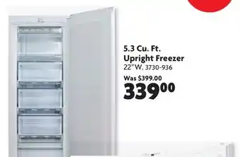 Home Hardware 5.3 Cu. Ft. Upright Freezer offer