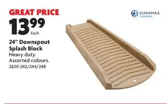 Home Hardware 24 Downspout Splash Block offer