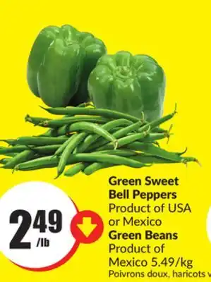 FreshCo Green Sweet Bell Peppers offer