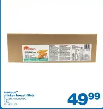 Wholesale Club CHICKEN BREAST FILLETS, 4 KG offer