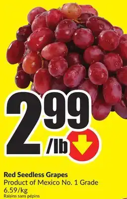 FreshCo Red Seedless Grapes offer