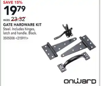 RONA GATE HARDWARE KIT offer