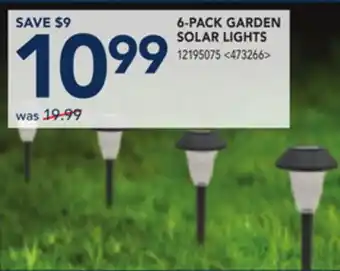 RONA 6-PACK GARDEN SOLAR LIGHTS offer
