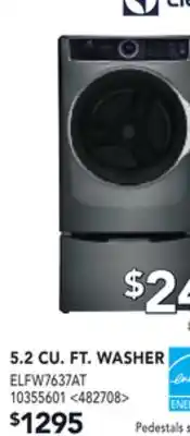 RONA ELECTROLUX 5.2 CU.FT. WASHER offer