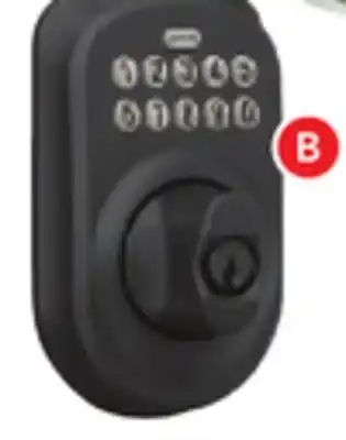 RONA KEYPAD DEADBOLTS Plymouth matte black offer