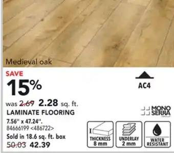 RONA LAMINATE FLOORING offer