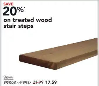 RONA Treated wood stair steps offer