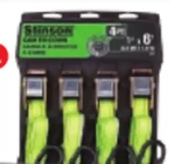 RONA 4-PACK RATCHET STRAPS offer
