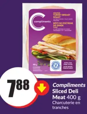 Chalo FreshCo Compliments Sliced Deli Meat 400 g offer