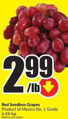 Chalo FreshCo Red Seedless Grapes offer