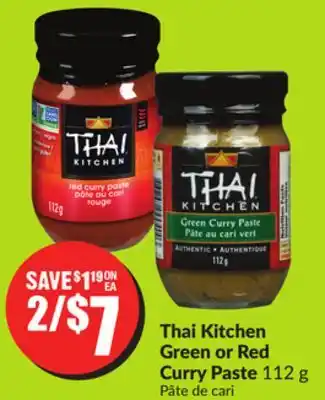 Chalo FreshCo Thai Kitchen Green or Red Curry Paste offer