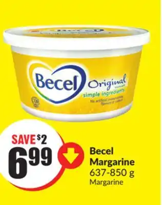 Chalo FreshCo Becel Margarine 637-850 g offer