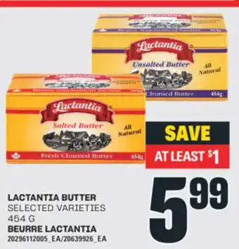 BEURRE LACTANTIA, 454 G