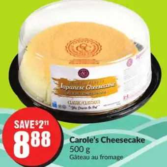 Chalo FreshCo Carole's Cheesecake 500 g offer
