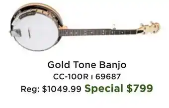 Long & McQuade Gold Tone CC-100R Cripple Creek Resonator Banjo offer
