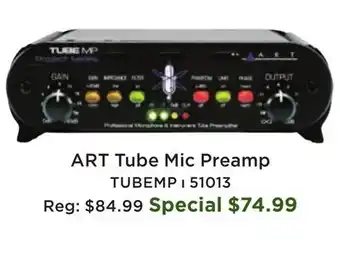 Long & McQuade ART Pro Audio Tube Mic Preamp offer
