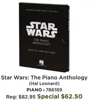 Long & McQuade Hal Leonard Star Wars: The Piano Anthology: Featuring Themes From All Nine Films - Willaims - Piano - Book offer