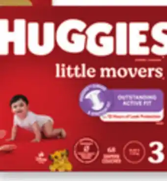 Walmart Huggies Little Movers or Little Snugglers Superpack Diapers offer