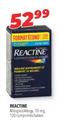 Familiprix REACTINE Allergy, 10 mg, 120 tablets offer
