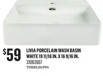 Canac Livia Porcelain Wash Basin offer