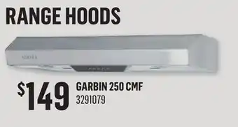 Canac Range Hood offer