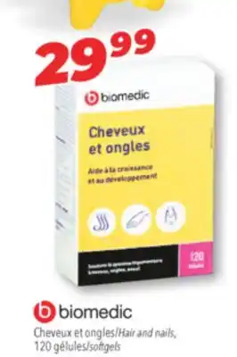 Familiprix BIOMEDIC Hair and nails, 120 softgels offer
