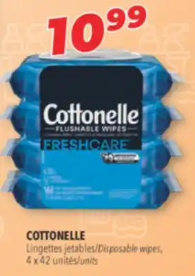 Familiprix COTTONELLE Disposable wipes offer